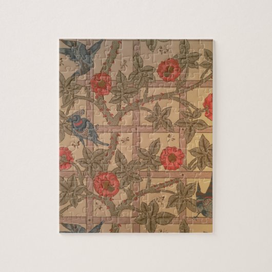 'Trellis' wallpapierontwerp, 1864 Legpuzzel (Verticaal)