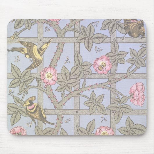 'Trellis' wallpapierontwerp, 1864 Muismat (Voorkant)