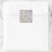 'Trellis' wallpapierontwerp, 1864 Vierkante Sticker (Tas)