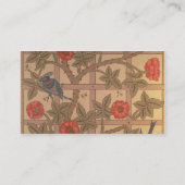 'Trellis' wallpapierontwerp, 1864 Visitekaartje (Achterkant)