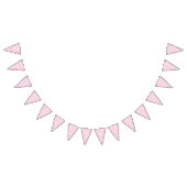 Trellis Wit - Licht Roze Vlaggetjes (Alle)