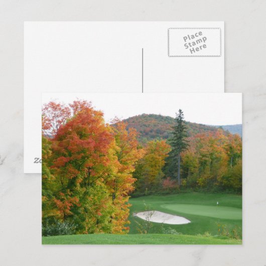 Tremblant golf briefkaart (Voorkant / Achterkant)