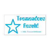 "Tremend resultaat!" Rubberstempel sorteren Zelfinktende Stempel (Design)
