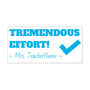 "TREMENDOME INSPANNING!" Feedback Rubberstempel Zelfinktende Stempel