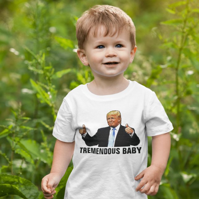 TREMENDOUS BABY TRUMP T-SHIRTS JERSEY