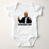 TREMENDOUS BABY TRUMP T-SHIRTS JERSEY BODYSUIT (Voorkant)