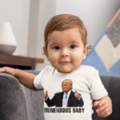 TREMENDOUS BABY TRUMP T-SHIRTS JERSEY BODYSUIT