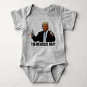 TREMENDOUS BABY TRUMP T-SHIRTS JERSEY BODYSUIT (Voorkant)