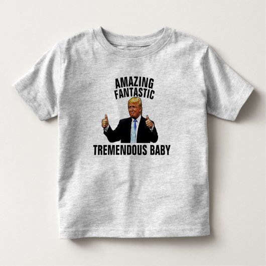 TREMENDOUS BABY TRUMP T-SHIRTS JERSEY CHRISTMAS (Voorkant)