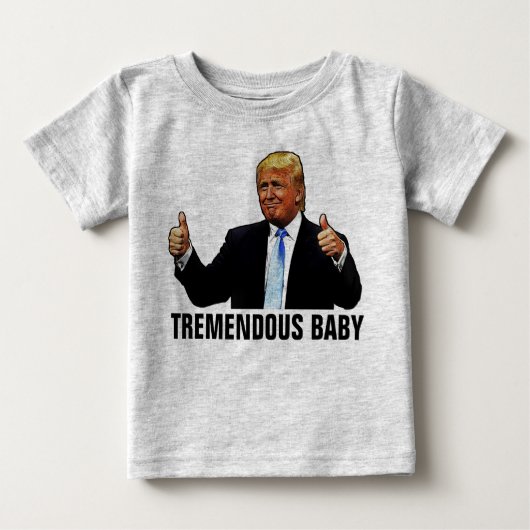 TREMENDOUS BABY TRUMP T-SHIRTS jersey t-shirt (Voorkant)