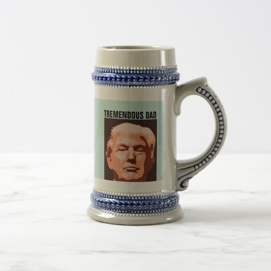 TREMENDOUS DAD DONALD TRUMP BEER STEIN BIERPUL (Rechts)