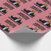 TREMENDOUS DAD DONALD TRUMP WRAPPING PAPIER (Hoek)