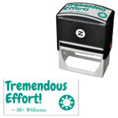 "Tremendous Efort!" + Rubber Stempel voor educator (In situ)