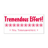 "Tremendous Efort!" Rubberstempel Zelfinktende Stempel (Design)