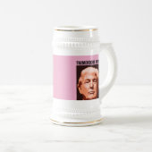 TREMENDOUS MOM DONALD TRUMP BEER STEIN BIERPUL (Voorkant rechts)