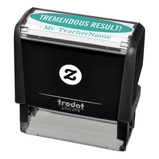 "TREMENDOUS RESULT!" Schoolleraar Rubber Stamp Zelfinktende Stempel (Product)