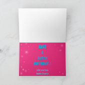 Tremendous Superheld Birthday Geweldige Gift Card Kaart (Binnen)