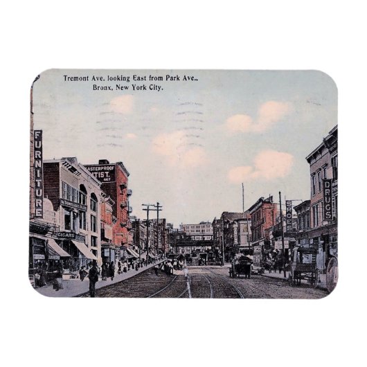 Tremont Ave., Bronx, New York,  Magneet (Horizontaal)