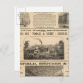 Tremont House, Boston hotel Nahant House Briefkaart (Voorkant / Achterkant)