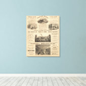 Tremont House, Boston hotel Nahant House Canvas Afdruk (Insitu (Houten vloer))