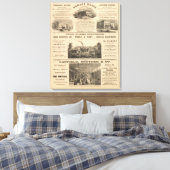 Tremont House, Boston hotel Nahant House Canvas Afdruk (Insitu (Slaapkamer))