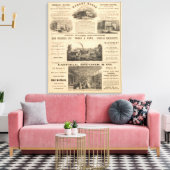 Tremont House, Boston hotel Nahant House Canvas Afdruk (Insitu (Woonkamer))