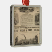 Tremont House, Boston hotel Nahant House Metalen Ornament (Rechts)