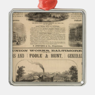 Tremont House, Boston hotel Nahant House Metalen Ornament