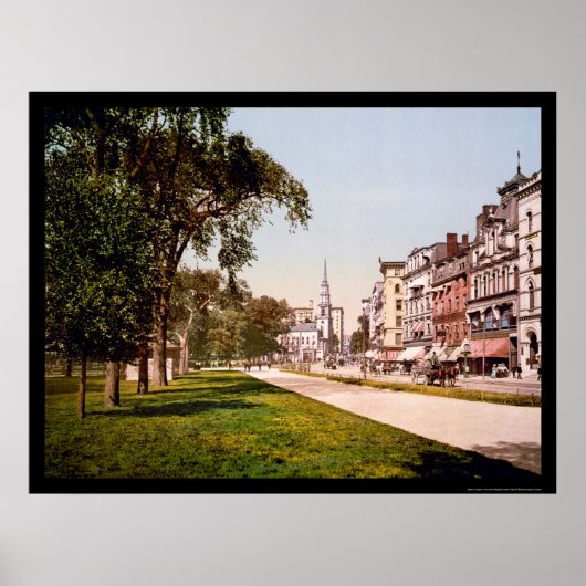 Tremont Street in Boston, MA 1900 Poster (Voorkant)