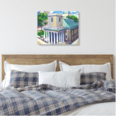 Tremont Street Uitzicht van Kings Chapel Canvas Afdruk (Insitu (Slaapkamer))