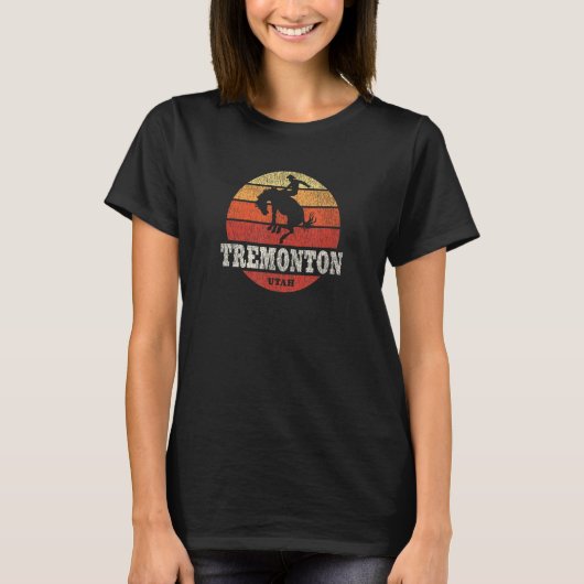 Tremonton UT land Western Retro T-shirt (Voorkant)