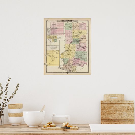Trempealeau County, Wisconsin Poster (Keuken)