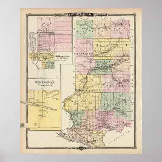 Trempealeau County, Wisconsin Poster (Voorkant)