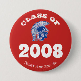 Tremper High School Trojan Homecoming Class Ronde Button 7,6 Cm