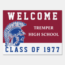 Tremper Kenosha Wisconsin Reunion Sign Tuinbord