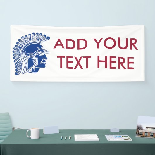 Tremper Trojan Gepersonaliseerd reünie Afstuderen Spandoek (Beurs)