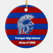 Tremper Trojan Kenosha Wisconsin Keramisch Ornament (Voorkant)