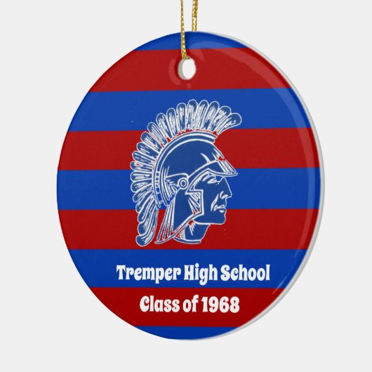 Tremper Trojan Kenosha Wisconsin Keramisch Ornament (Links)