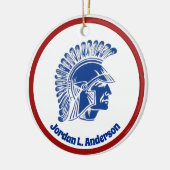 Tremper Trojan Kenosha Wisconsin Keramisch Ornament (Links)
