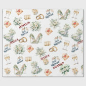 Trenby Bruids Accessoires voor bruiloft Cadeaupapier (Vlak)