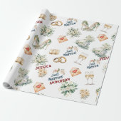 Trenby Bruids Accessoires voor bruiloft Cadeaupapier (Uitgerold)
