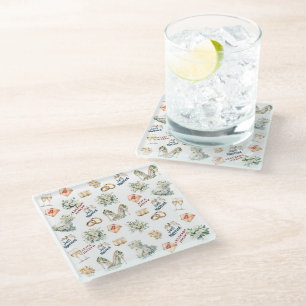Trenby Bruids Accessoires voor bruiloft Glazen Onderzetter