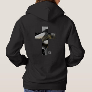 Trend Abstract Art Zwart Wit Goud Hoodie