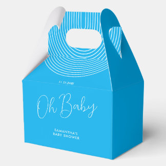 Trend Blauwe Baby Shower Script Bedankdoosjes