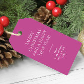 Trend Color Berry Kleurminimalist Cadeaulabel