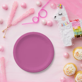 Trend Color - Berry roze papieren Borden Bordje