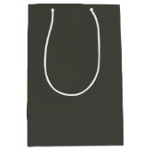 Trend Color - Donker Bos Grijs Medium Gift Bag Cadeauzakje (Voorkant)