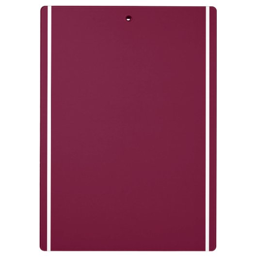 Trend Color - Donker Bourgogne Naam Klembord (Achterkant)