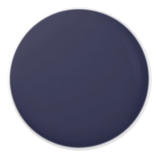 Trend Color - Donkerblauwe keramische knop (Voorkant)