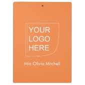 Trend Color Fresh Tangerine - Logo Klembord (Achterkant)